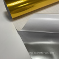 Gold metalized pet film for thermal lamination